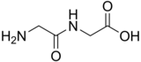 Skeletal formula of glycylglycine