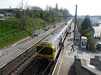 Arrivée d'un train.