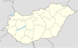 Poloha mesta v rámci Maďarska