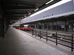 Jubilee Line treinen bij Stratford