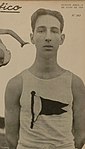 Luis Brunetto gewann 1924 mit Silber im Leichtathletik-Dreisprung die erste Olympiamedaille seines Landes in einer Individualsportart