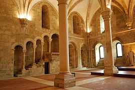 Refectorio del monasterio de Alcobaza.