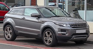 The Range Rover Evoque was available with five-door, three-door and two-door convertible body styles