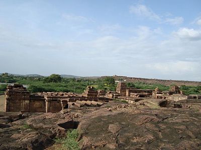 Grupi i tempujve Galaganatha në Aihole.