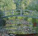 Monet: Vízililiomok és japán híd („O”)