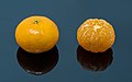 Image 63Composite of a clementine with/without peel