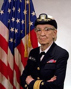 Grace Hopper, by James S. Davis (edited by Crisco 1492)