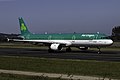 An Aer Lingus Airbus A321. These usually fly from Ireland across the Atlantic to the US.