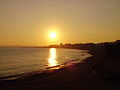 View of the sea from the promenade near Supersol