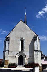 The church of Saint-Etienne, in Géhée