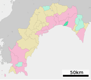 芸西村位置図