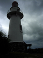 Gloomy sky over the lighthouse in Batanes