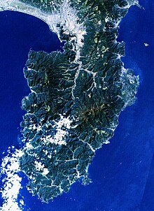 Izu Peninsula Shizuoka Japan SRTM.jpg