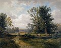 Paysage d'été avec des femmes paysannes et des vaches (neznámé datum)