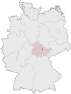 Lage der Stadt Weimar in Deutschland