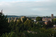 Ludlow viewed from the Whitcliffe