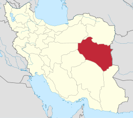 Khorasan meridionale – Localizzazione