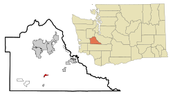 Location of Tenino, Washington