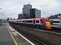 From 1999 to 2012, Class 460s were used. The design of the ends of these trains gave them the nickname "Darth Vaders".