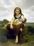 William-Adolphe Bouguereau, La hermana mayor, 1869