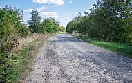 Автошлях при в'їзді в село Вербівка