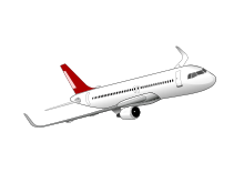 Clipart eines Airbus A320