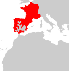Mapa de distribución de Arvicola sapidus.