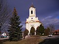 Baj központja a katolikus templommal