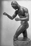 Der Boxer Max Schmeling (1929), brons, 54cm, den tyske världsmästaren i tungvikt Max Schmeling.