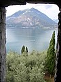 La vista da una finestra della torre principale