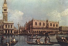 Giovanni Antonio Canal, il Canaletto - View of the Bacino di San Marco (St Mark's Basin) - WGA03899.jpg