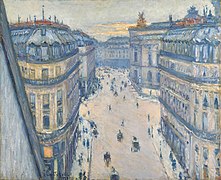 Caillebotte painting of Paris