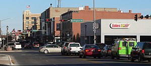 Downtown Hastings: 2nd Street, looking eastward, November 2012