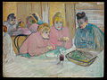 Henri de Toulouse-Lautrec, Dámy v jídelně, kolem 1895
