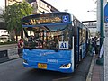 日本の試作バスがタイのバンコクで運行されている。
