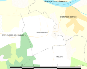 Poziția localității Saint-Loubert