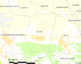 Sillans - Localizazion