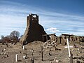 Repuis de l'antiga ilesia d'o Pueblo de Taos.