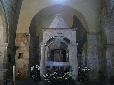 Le ciborium de Santa Maria Maggiore.