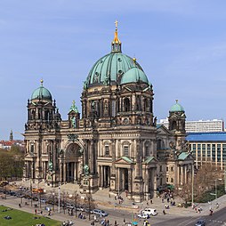 Le Berliner Dom, à Berlin. (définition réelle 3 368 × 3 338)