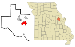 Location of Innsbrook, Missouri