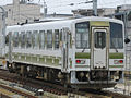 越前大野鉄道部時代の塗装のキハ120形気動車（2006年3月）