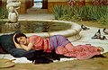 A Cool Retreat by John William Godward