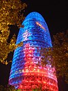 Torre Agbar tại Barcelona, do Jean Nouvel thiết kế