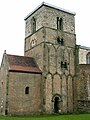 Baies en arc brisé droit du clocher de l'église Saint-Pierre de Barton-upon-Humber