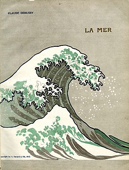 Portada de La mer de Debussy (1905).