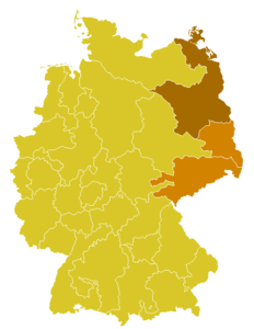 Karte der Kirchenprovinz Berlin