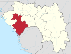 Kindia Region in Guinea