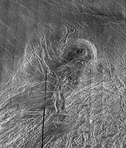 ラクシュミー高原のレーダー画像