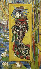 The Courtesan (after Eisen) by Vincent van Gogh, 1887, Van Gogh Museum, Amsterdam (F373)
